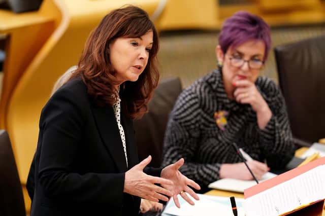 Lord Advocate Dorothy Bain KC. Image: Jane Barlow/Press Association.