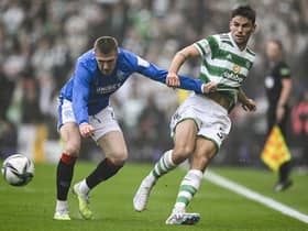 Celtic's Matt O'Riley in action during the Scottish Cup semi-final win over Rangers at Hampden. (Photo by Rob Casey / SNS Group)