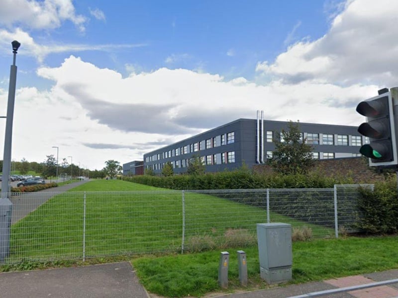 With the number of pupils achieving five Highers or more rising from 31 per cent to 55 per cent between 2017 and 2022, Barrhead High School in East Renfrewshire rose 155 places - taking it from 196th to 41st.