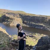 The geologist said she just enjoys being herself on camera and sharing her passion for rocks with viewers (pic: Luisa Hendry)