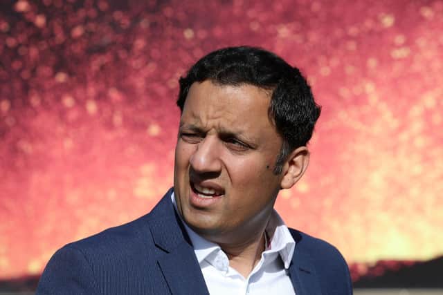 Scottish Labour leader Anas Sarwar during a photocall in Edinburgh, for the launch of the party's advertising van campaign for the Scottish Parliamentary election.