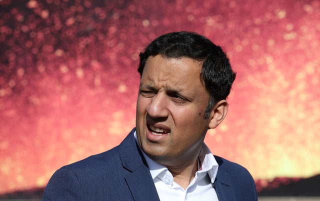 Scottish Labour leader Anas Sarwar during a photocall in Edinburgh, for the launch of the party's advertising van campaign for the Scottish Parliamentary election.
