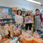 Mairi Gougeon with Kirsteen Campbell and Pet Aid coordinator, Carrie Gianelli.(Scottish SPCA)