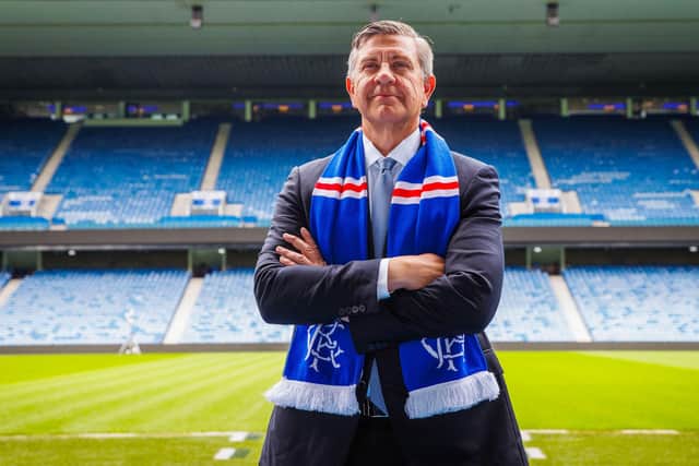Rangers chairman Andrew Cavenagh surveys Ibrox (Photo by Alan Harvey / SNS Group)