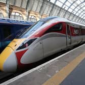 An Azuma rail LNER train at Kings Cross Station. The week-long overtime ban for train drivers will impact on services in Scotland. Picture: Jonathan Brady/PA Wire