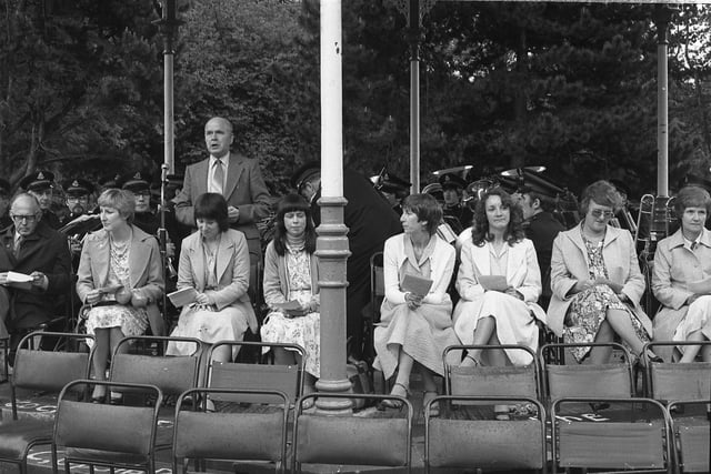 A gospel concert in Barnes Park in 1980. Were you there?