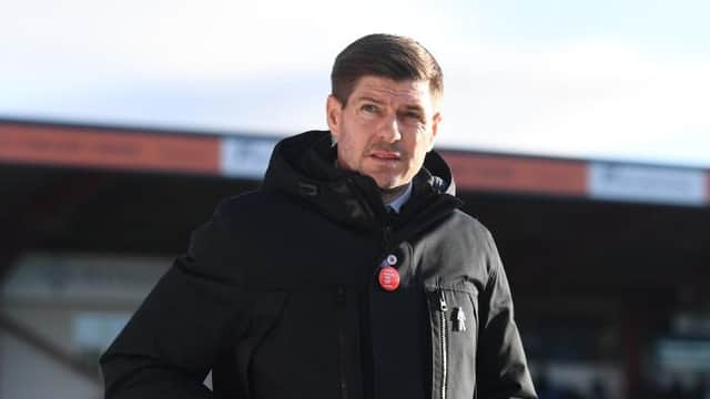 Rangers manager Steven Gerrard was unhappy with an unspecified alleged comment made by Ross County player Michael Gardyne during the Ibrox side's 4-0 win in Dingwall on Sunday. (Photo by Craig Foy / SNS Group)