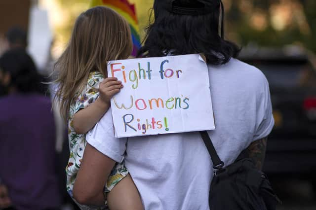 Women's votes played a key role in holding back the Republican 'red wave' at the US midterm elections (Picture: Kena Betancur/AFP via Getty Images)