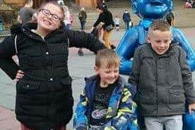 The three children, Fiona Gibson aged 12, Alexander James Gibson aged eight, and Philip Gibson aged five, were taken by ambulance to the Queen Elizabeth University Hospital but died a short time after admission.