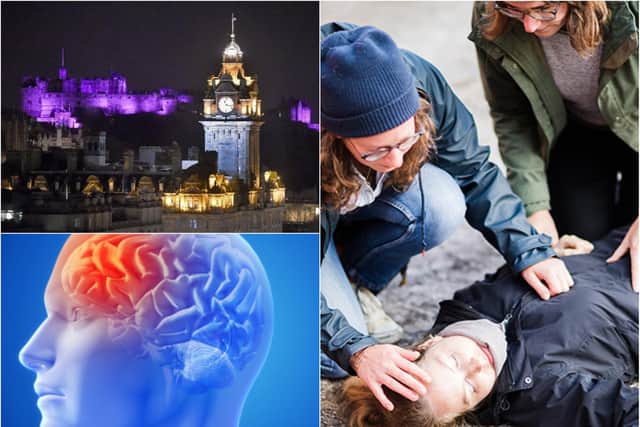 Buildings across Scotland will be lit up tonight to mark Purple Day, an international effort to raise awareness about epilepsy. Credit: Epilepsy Scotland