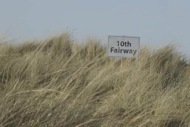 A still from footage taken by filmmaker Anthony Baxter as work gets underway at the second Trump International golf course at Menie in Aberdeenshire. PIC: Contributed.