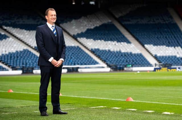 Scottish FA chief executive Ian Maxwell estimates the governing body has lost £6 million in revenue during the cornavirus pandemic. (Photo by Gary Hutchison/SNS Group).