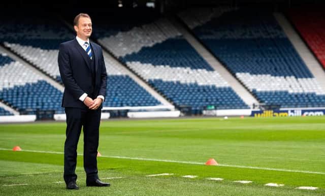 Scottish FA chief executive Ian Maxwell estimates the governing body has lost £6 million in revenue during the cornavirus pandemic. (Photo by Gary Hutchison/SNS Group).