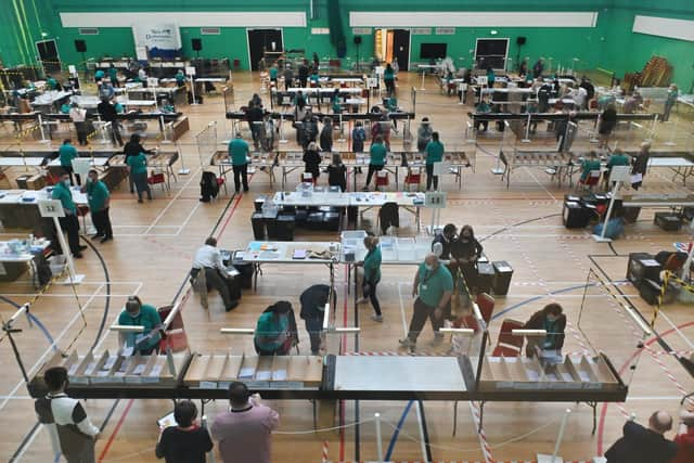 Counts across the country are counting a potential record number of ballots cast at a Scottish Parliament election