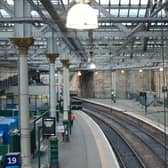 Empty platforms at Edinburgh Waverley after ScotRail services were suspended (Picture: Lauren Gilmour/PA)