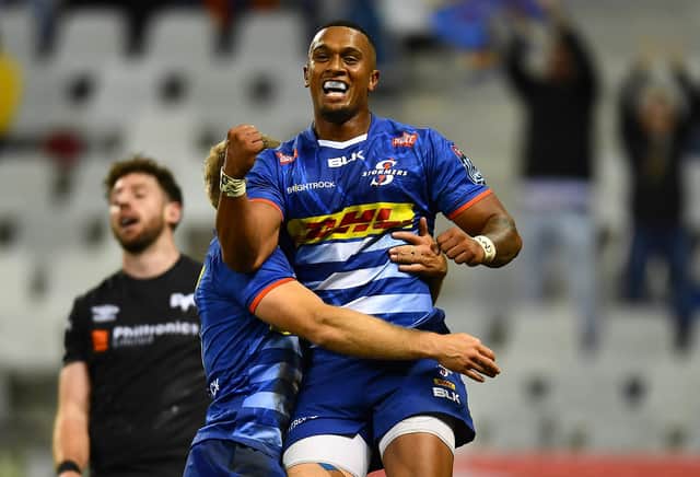 Stomers winger Leolin Zas is the top try-scorer in the United Rugby Championship.  (Photo by Ashley Vlotman/Gallo Images/Getty Images)