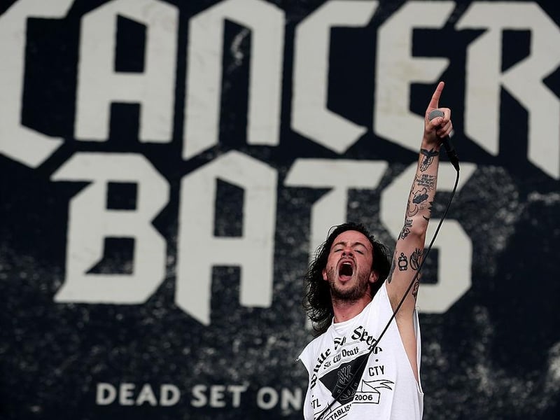 Liam Cormier and his band of merry men have been causing chaos as the Cancer Bats for a number of years and are one of the best live punk bands on the planet right now. Check out their song 'Hail Destroyer'.