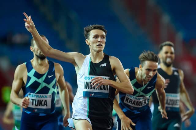 Jake Wightman won the men's 800m to make it a Scottish double in Ostrava.