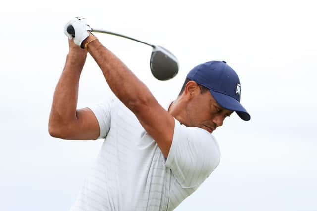 Tiger Woods is defending his Zozo Championship title, won in Japan last year, in Los Angeles this week as he prepares for next month's Masters. Picture: Tom Pennington/Getty Images for Payne’s Valley Cup