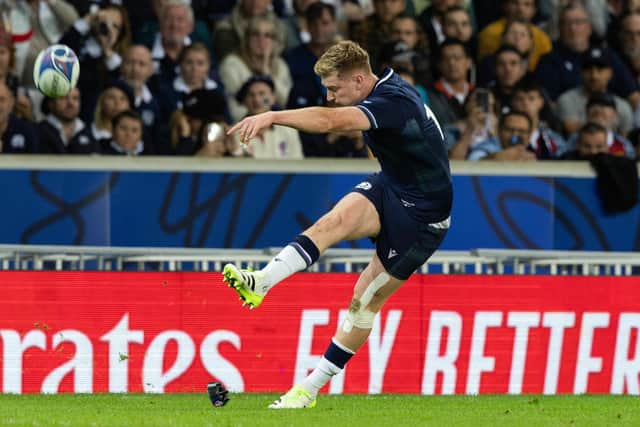 Healy kicked well for Scotland in his World Cup run-out in Lille.
