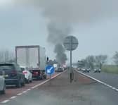 The scene of the A90 - Picture Fife Jammer