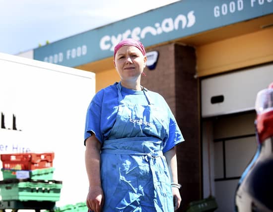 Sue O’Neill-Berest, food education manager for Cyrenians. Picture: Lisa Ferguson