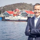 CalMac chief executive Robbie Drummond said it was in "positive dialogue" over leasing Pentalina. Picture: Rachel Keenan