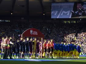 Scotland will take on Ukraine on Wednesday evening at Hampden Park. (Photo by Ross MacDonald / SNS Group)
