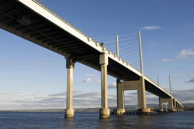 The Kessock Bridge: Two pilots were at the centre of a UK-wide probe after flying under the span in May 2015
Picture: Getty