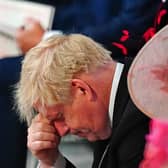 Prime Minister Boris Johnson during the National Service of Thanksgiving at St Paul's Cathedral, London. Photo: Victoria Jones/PA