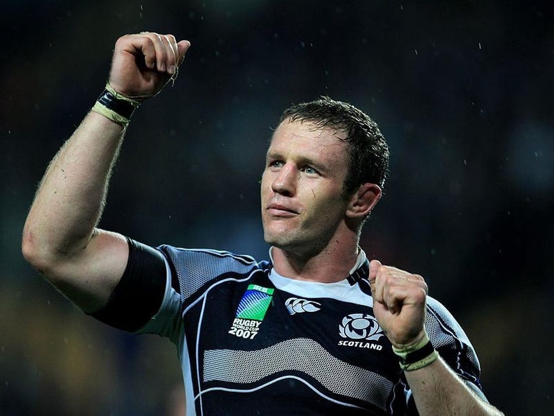 Also winning 77 Scottish caps is back-row Jason White. He made his appearances between 2000 and 2009.