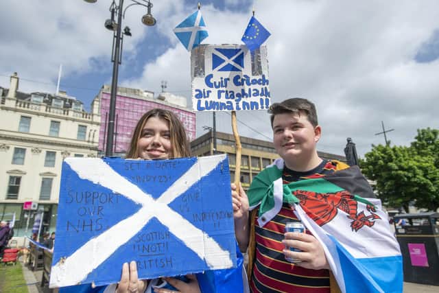 The level of support for Scottish independence among young voters is high, and there are reasons why they won't grow out of it (Picture: Lesley Martin/PA)