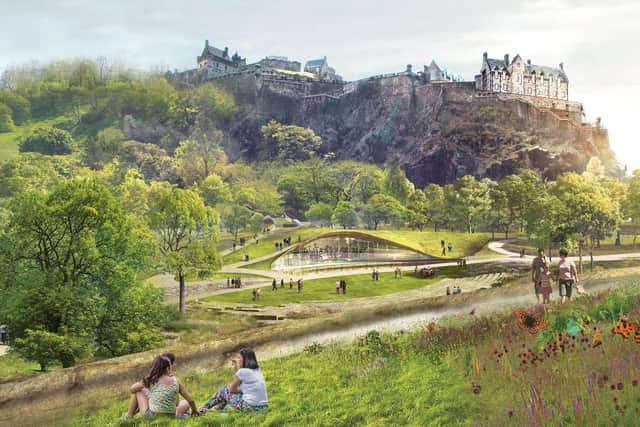 Controversy has flared over the proposed redevelopment of West Princes Street Gardens, which would have seen the existing Ross Bandstand replaced.