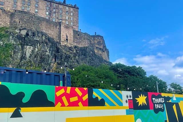 Castle Terrace Car Park makes a great outdoor venue at this year's Edinburgh Festival.