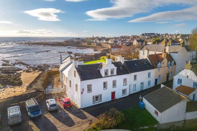 If life in the East Neuk fishing village of Anstruther sounds appealing you'll find it hard to find a property with a better sea view than Merchant's House. The A-listed property has three bedrooms and three public rooms spread over three floors. Available for offers over £495,000, it also comes with a private garden and is a short walk from one of Scotland's best fish and chip retaurants. For more information contact Savills.