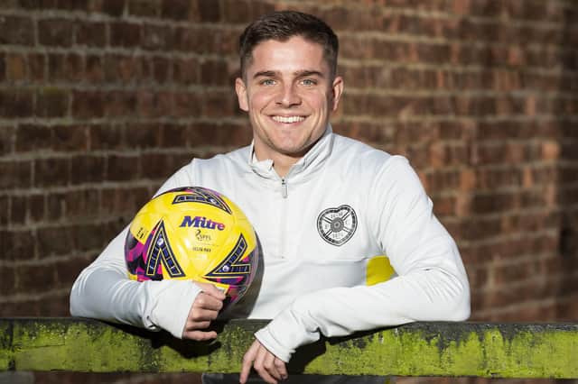 Hearts midfielder Cammy Devlin broke down in tears after being told he was included in the Australia squad for the World Cup. (Photo by Mark Scates / SNS Group)