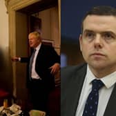 Scottish Conservative leader Douglas Ross has spoken after Sue Gray's report into Downing Street parties.