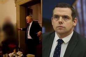 Scottish Conservative leader Douglas Ross has spoken after Sue Gray's report into Downing Street parties.