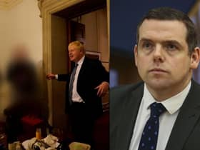 Scottish Conservative leader Douglas Ross has spoken after Sue Gray's report into Downing Street parties.