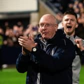 John McGlynn's Falkirk have just one hurdle left to complete an unbeaten league season.  (Photo by Sammy Turner / SNS Group)