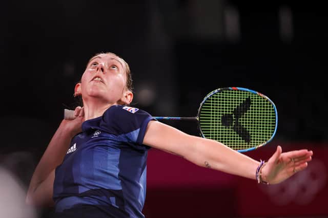 Kirsty Gilmour in action against Japan's Akane Yamaguchi. Picture: Lintao Zhang/Getty Images