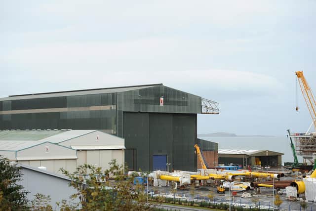 The Methil yard is set for a jobs boost (Pic: Fife Photo Agency)