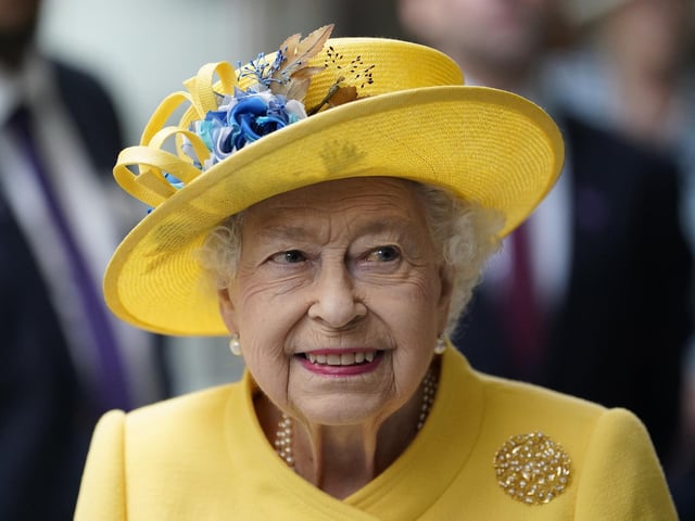 Queen Elizabeth II at Paddington station in London, to mark the completion of London's Crossrail project. Picture date: Tuesday May 17, 2022.