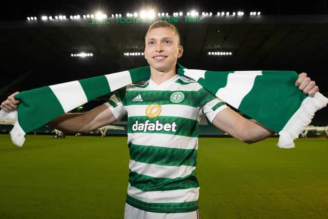 Celtic's latest signing Alistair Johnston could be joined by another new face judging by the latest update offered by manager Ange Postecoglou. (Photo by Craig Williamson / SNS Group)