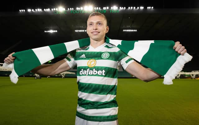 Celtic's latest signing Alistair Johnston could be joined by another new face judging by the latest update offered by manager Ange Postecoglou. (Photo by Craig Williamson / SNS Group)