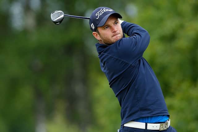 Michael Stewart won the fourth bunkered Get Back to Golf Tour event of the 2021 campaign at Prestwick St Nicholas. Picture: Harry Engels/Getty Images.