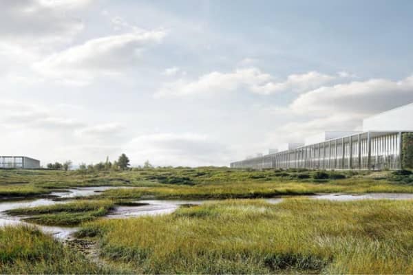 An artist's impression of the Cato data centre (Picture: Fife Council planning portal)