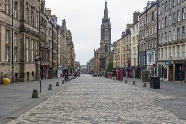 Edinburgh's Royal Mile in June