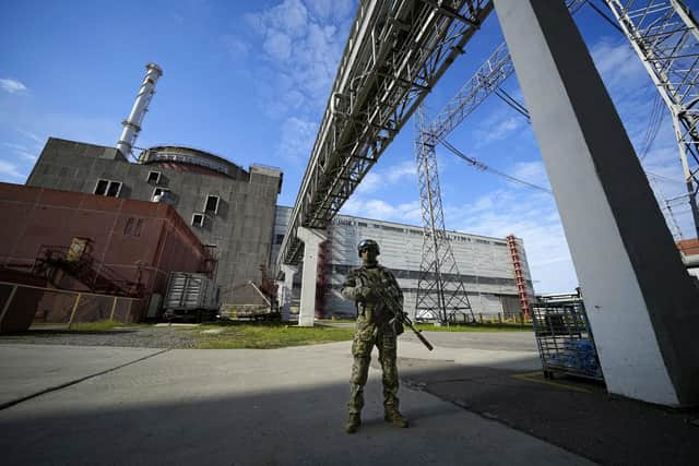 There were fires near the Zaporizhzhia Nuclear Power Station.