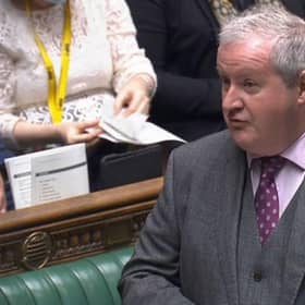 SNP Wesminster leader Ian Blackford speaks during Prime Minister's Questions in the House of Commons, London.